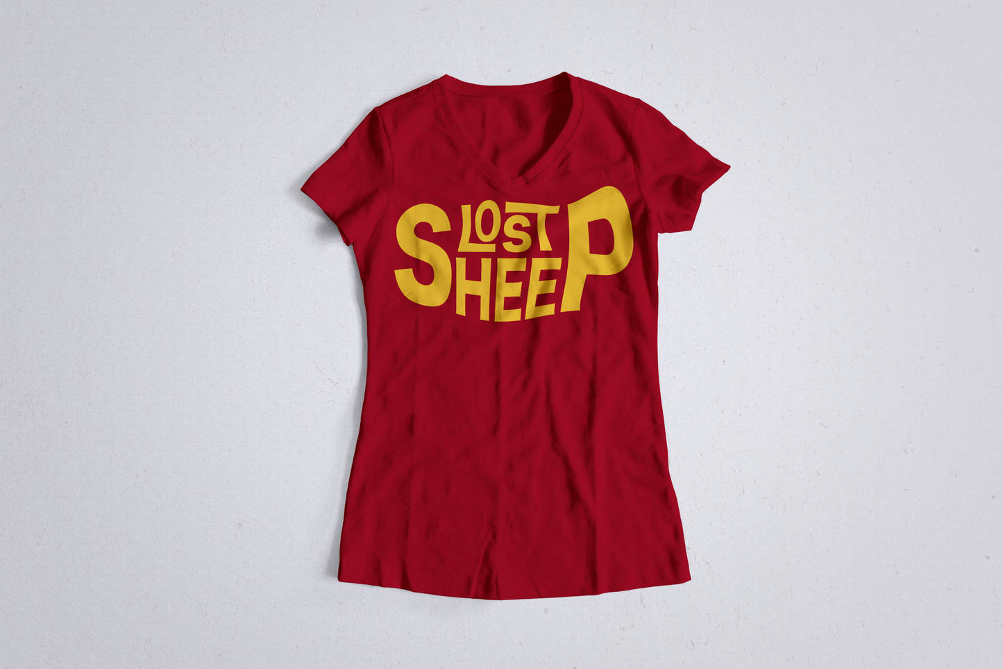 Womens Signature Lost Sheep Letters  Icon T Shirt