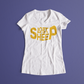 Womens Signature Lost Sheep Letters  Icon T Shirt